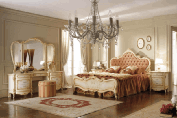 Phòng ngủ tân cổ điển phong cách hoàng gia sang trọng, lộng lẫy